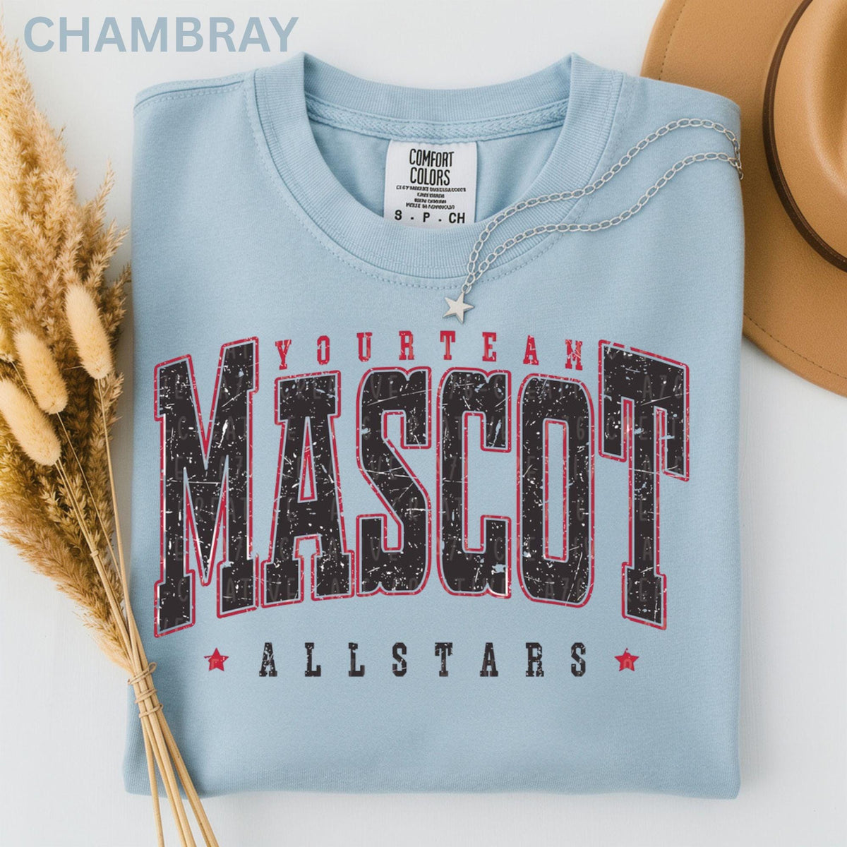 Comfort Colors Personalized Mascot Team Custom Retro Varsity Retro Varsity Custom (1)