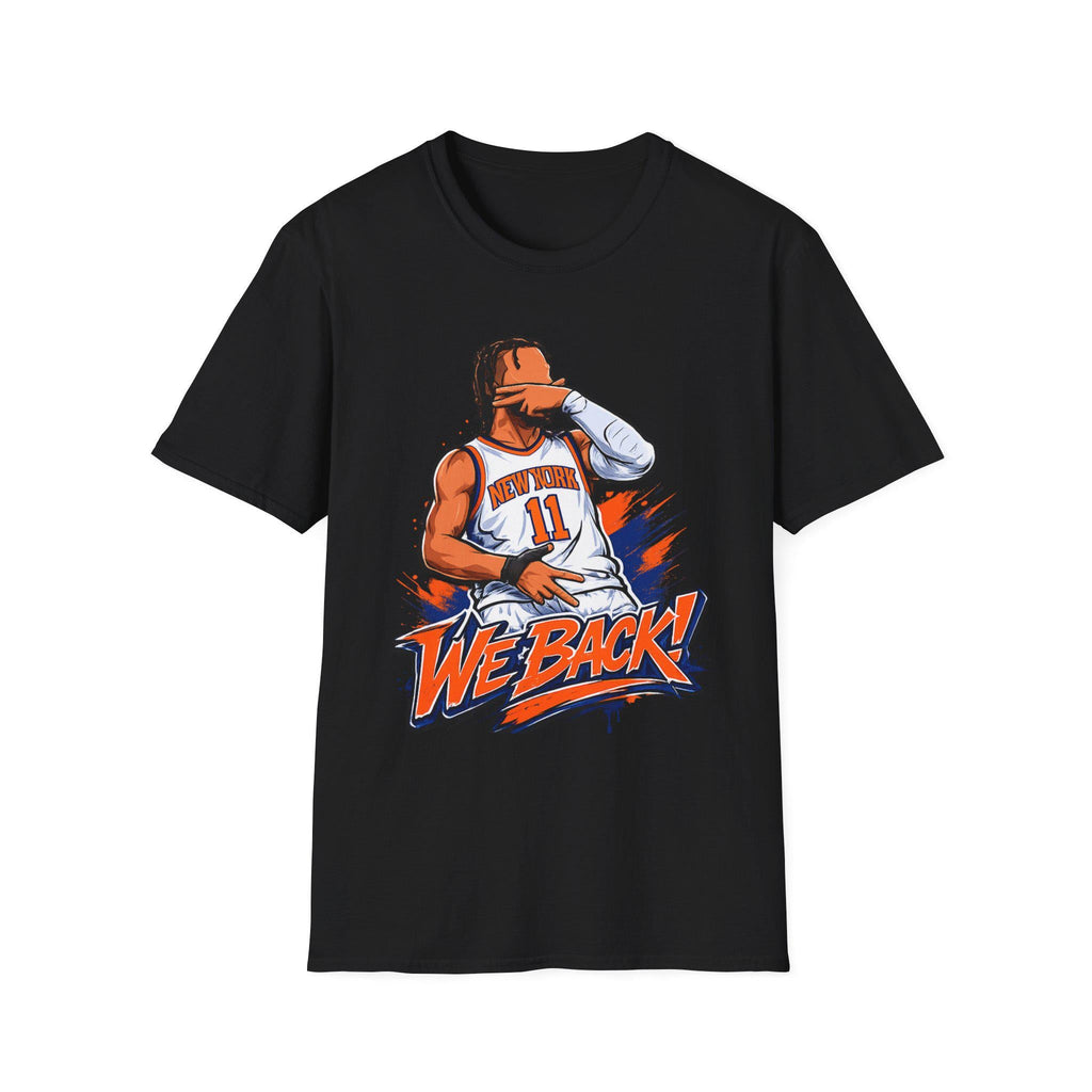 Knicks Brunson Back Team York Squad Goals White Tee Softstyle East (1)