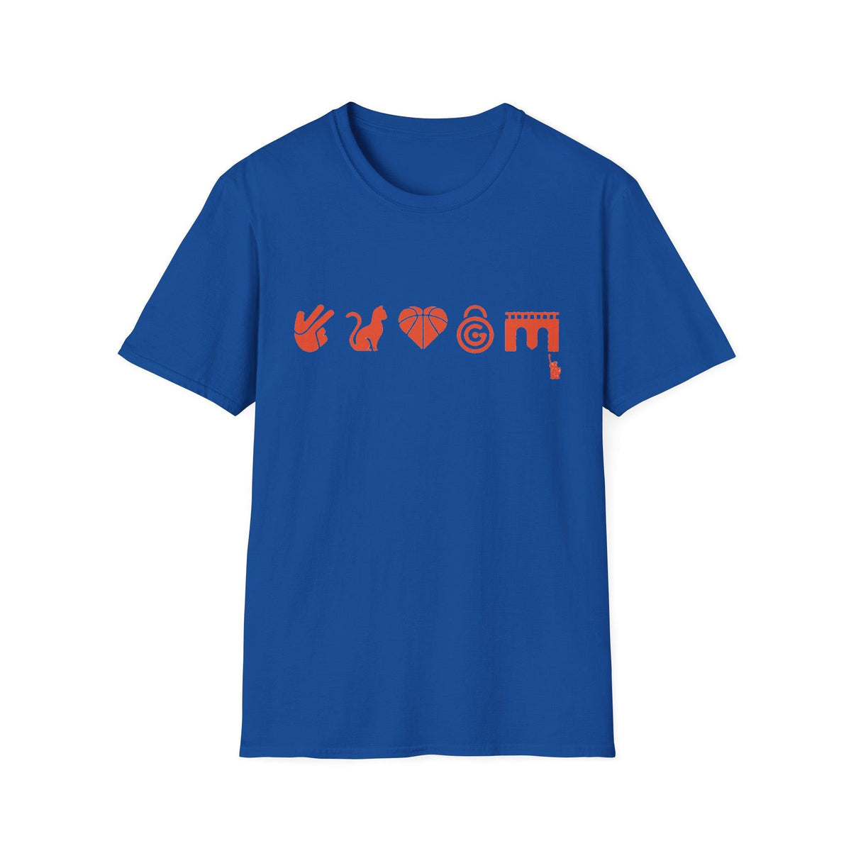 Knicks Starting Five Emojis Team Tee Black Blue Gray White York Brunson Og Kat Hart (1)
