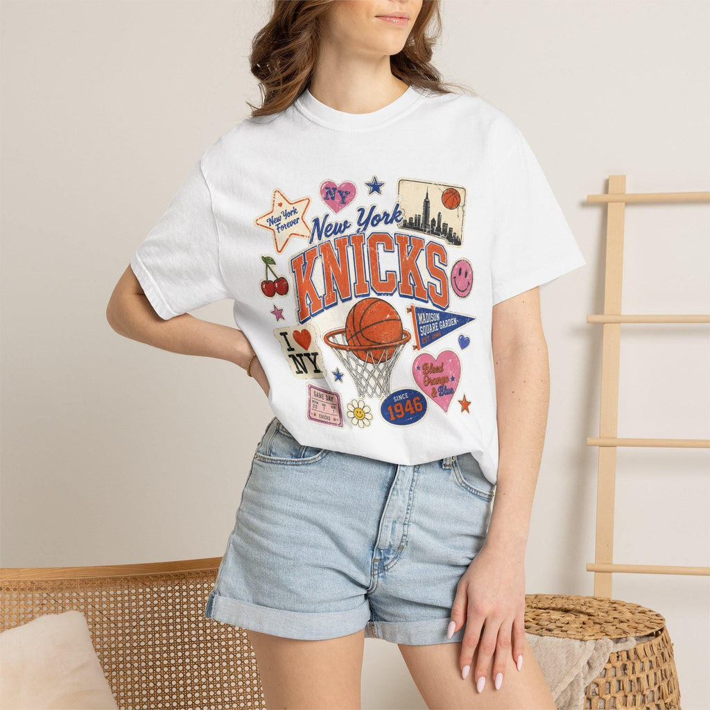 York Knicks Retro Patchwork Basketball Team Unisex T-shirt, Sweatshirt, Hoodie (1)