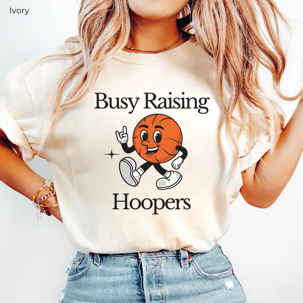 Retro Basketball Basketball Mom Basketball Dad Basketball Family Busy Raising Hoopers Sports Mom Vintage Basketball (1)