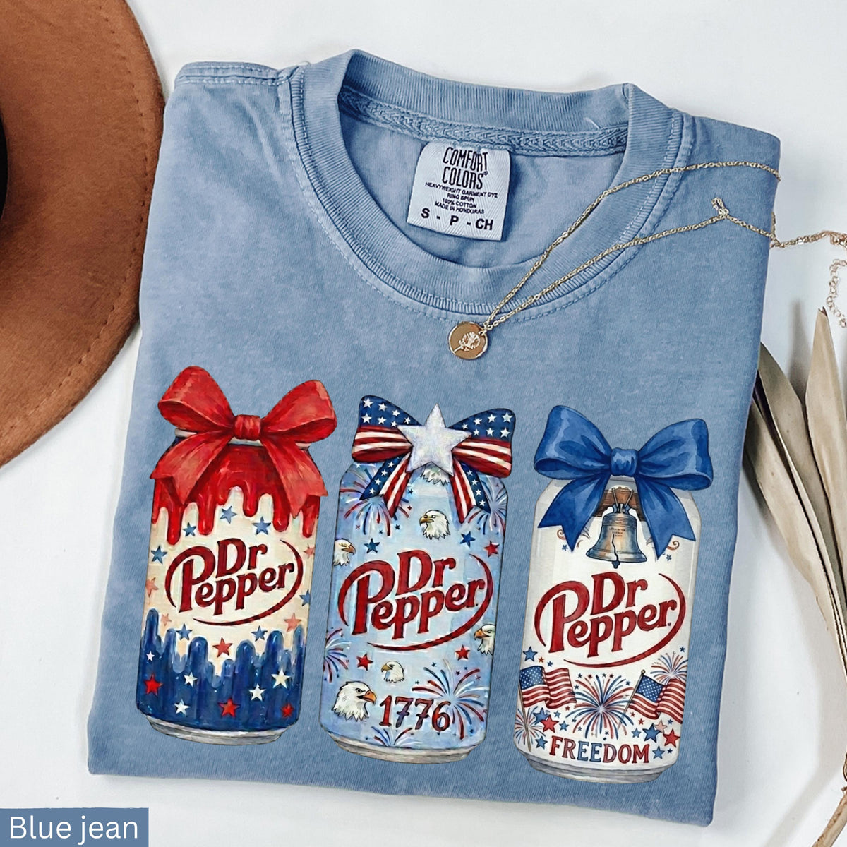 Comfort Colors Dr Pepper Patriotic 4th July Soda Tee Soda Lover (1)