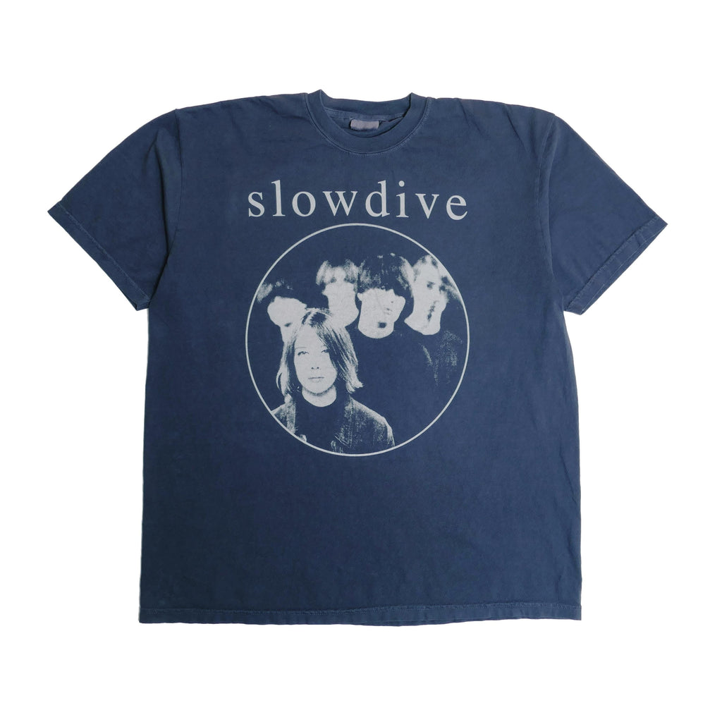 Slowdive Shoegaze Band Tee Faded Tour Ambient Noise Post Punk Alternative Grunge Band Souvlaki Album Cover Single Shoegazer Navy Xl (1)