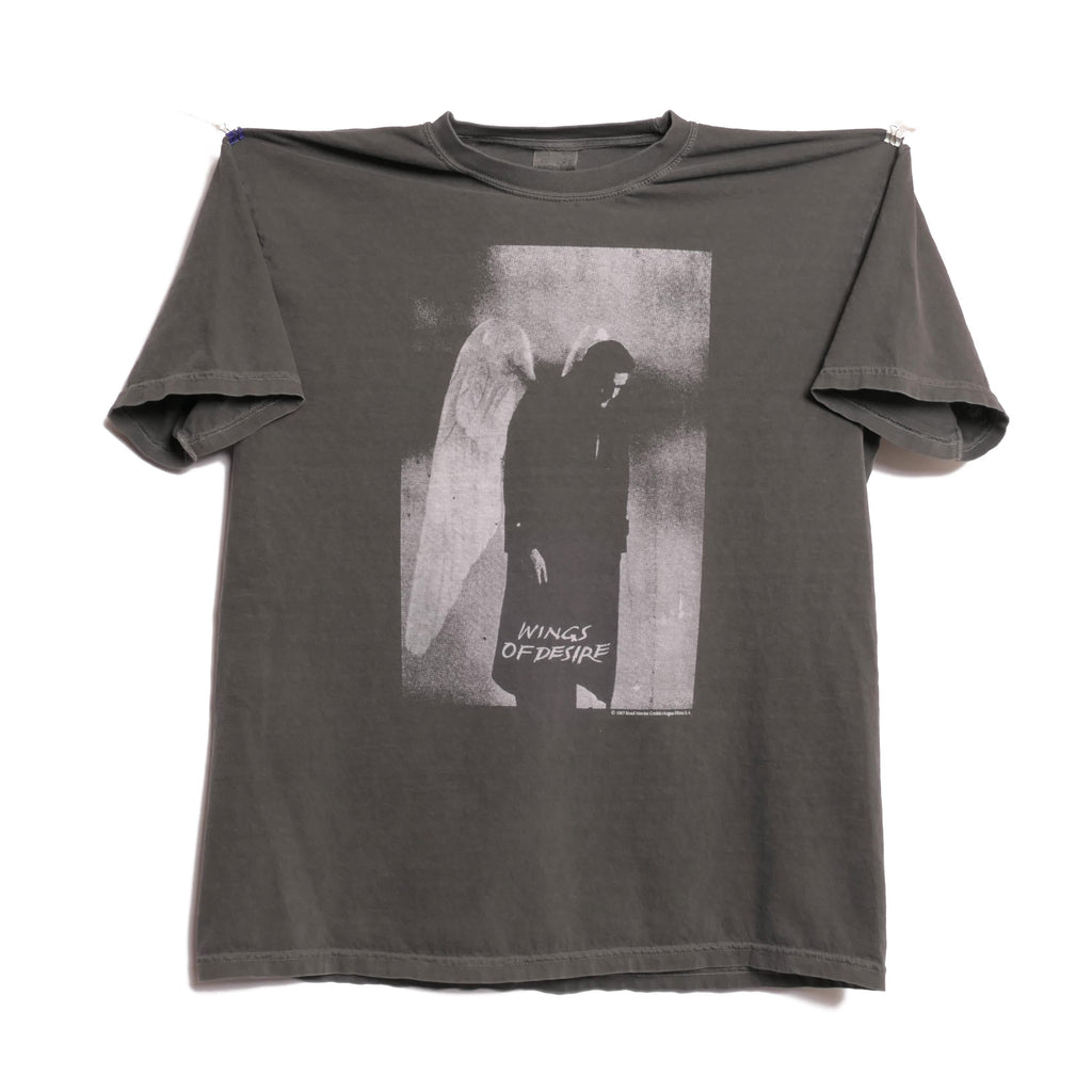 Wings Desire Tee Wim Wenders 1987 Movie Criterion Avant Garde Art House Film German Filmmaker Faded Heavyweigh Xl (1)
