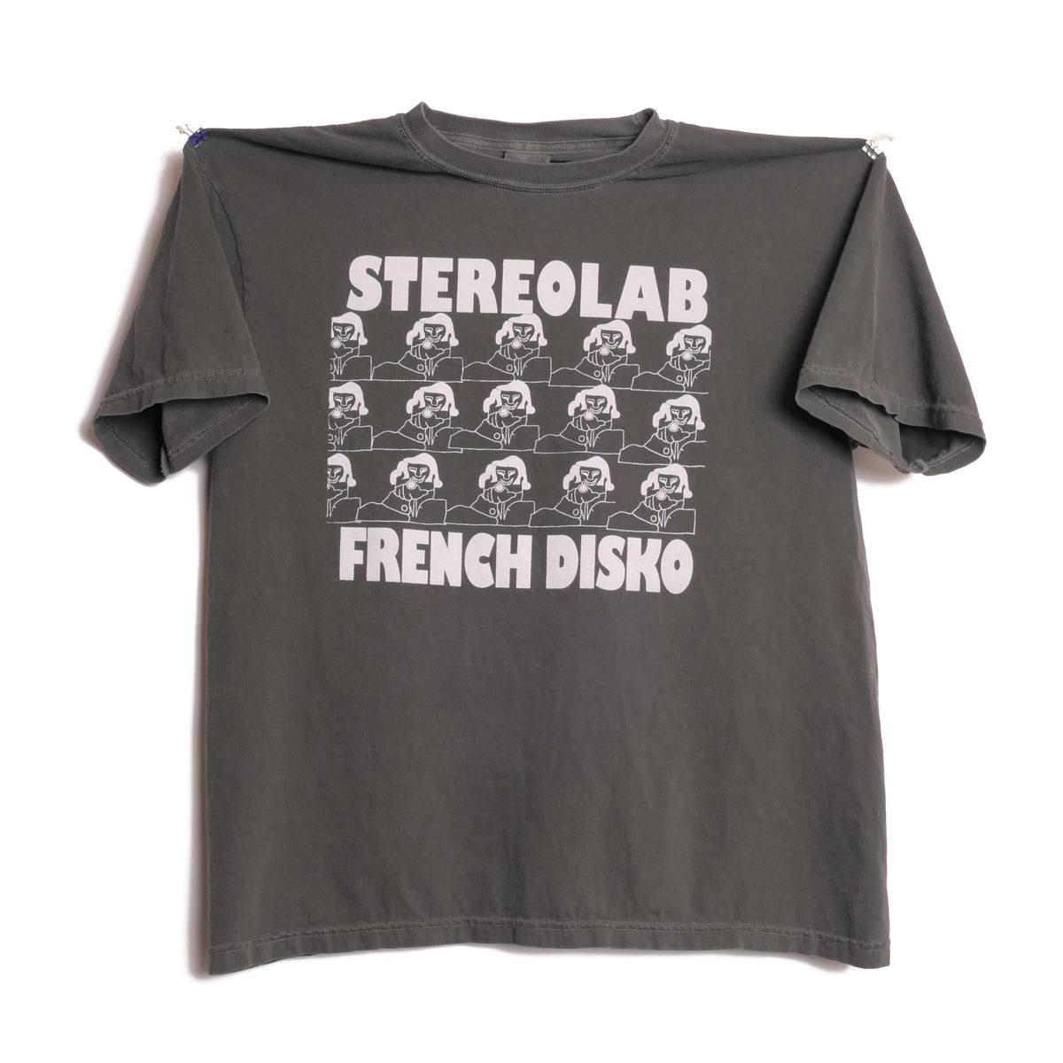 Stereolab French Disko Tee Peng Cliff Super 45 French Paris France Electronic Art Music Pop Band Tour Heavyweight Faded Xl (1)