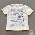 Sea Animal 90s Retro Ocean Nature Sealife Ocean Whale Orca Turtle Dolphin Shit Tee Ocean (1)