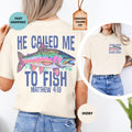Comfort Colors Called Fish Christian Faith-Based Fishing Christian Summer Fishing Lover Scripture Tee (1)