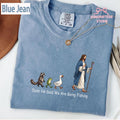 Dude Said Going Fishing Christian Fishing Tee Jesus Comfort Colors Faith Based Animal Tee (1)