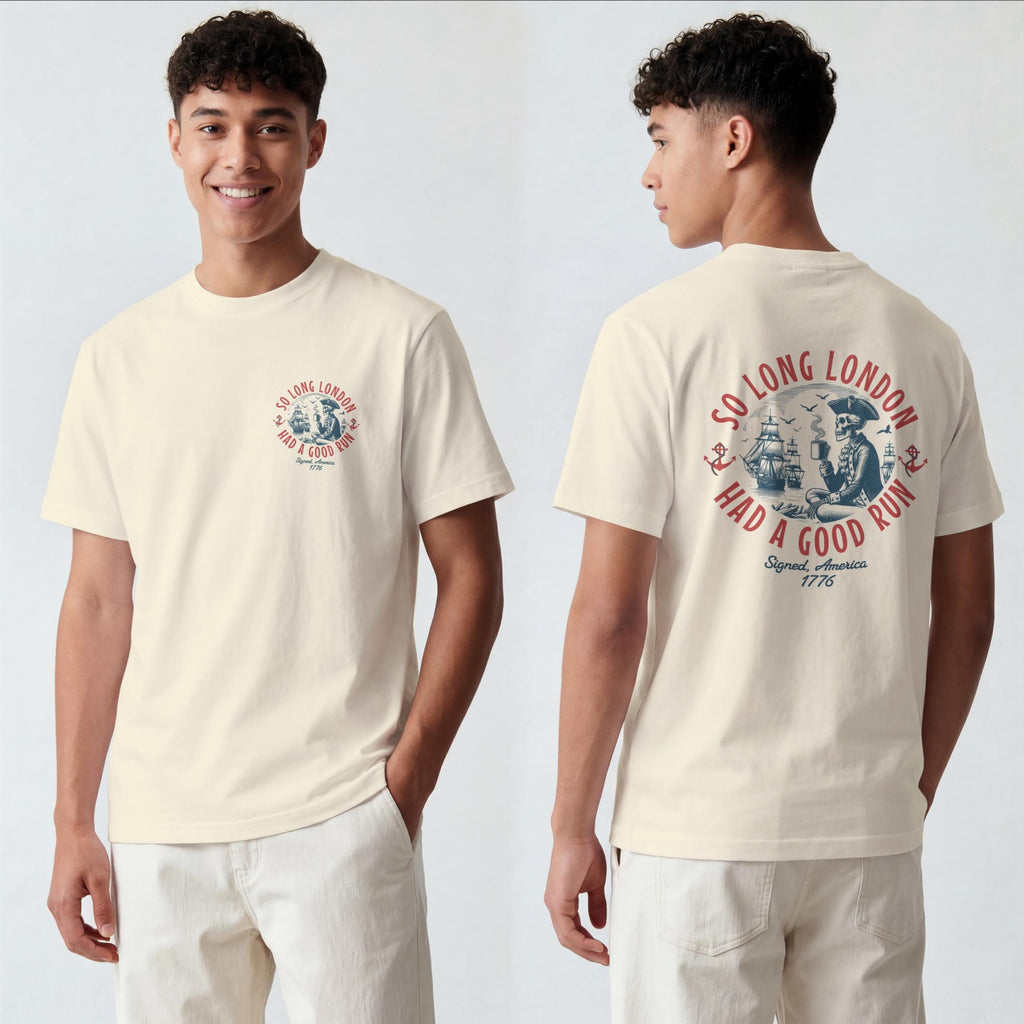 4th July Long London 1776 Front Back Tee Skeleton Patrio Independence Day (1)