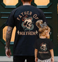 Father Mayhem Dad Matching Dad Dad Girl Father Son Father Daughter Expectant Father Dad Tee-Shirt (1)
