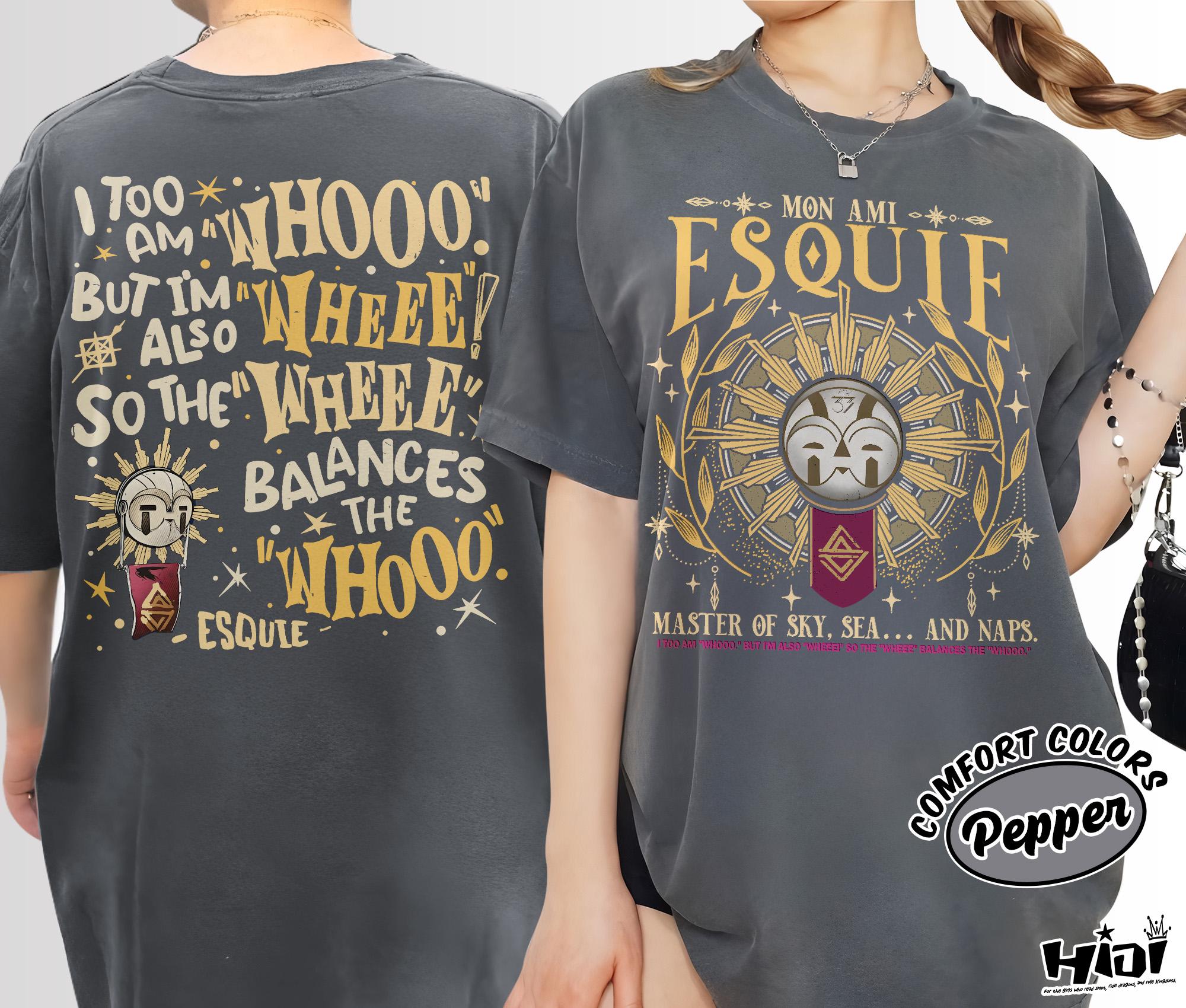 Esquie Clair Obscur Expedition 33 Comfort Colors Game Tee Expedition 33 Double Sided Esquie Gamer Tee (1)