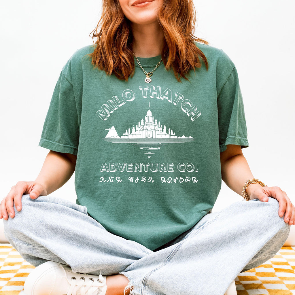 Comfort Colors Milo Thatch Adventure Co Unisex T-shirt, Sweatshirt, Hoodie (1)