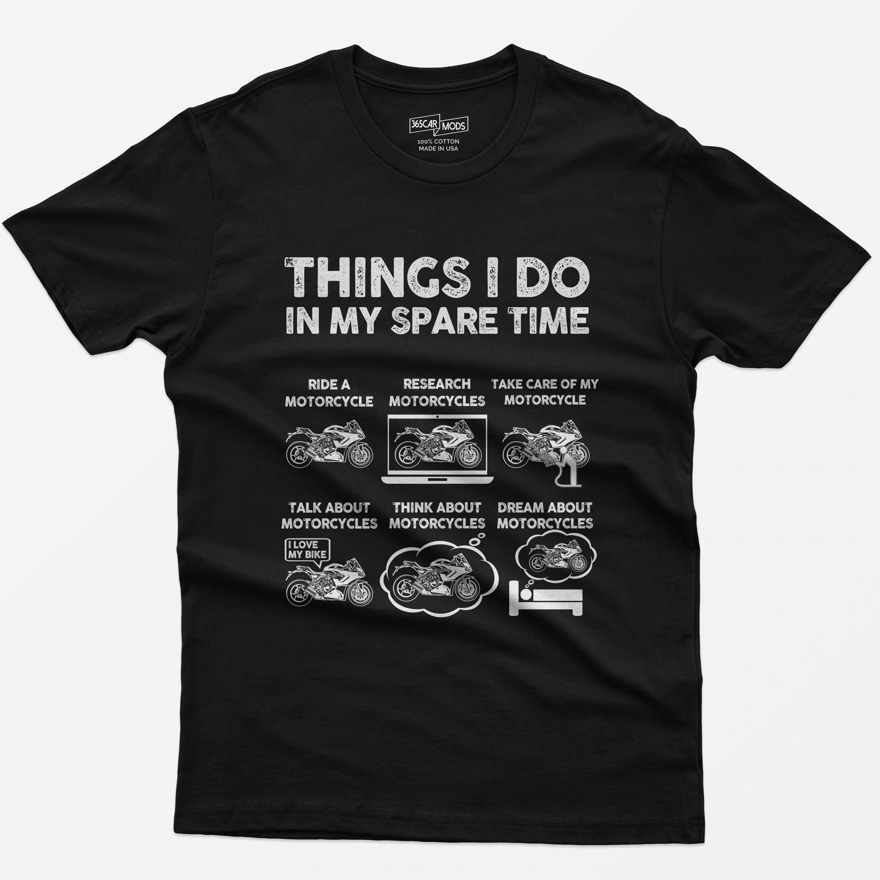 Motorcycle Things Spare Time Biker Sportbike Enthusiast (1)