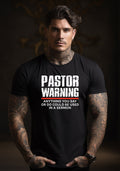 Pastor Warning Delight Tee Church Pastor Birthday Attire (1)