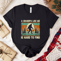 Grandpa Bigfoot Retro Sasquatch Tee Unisex T-shirt, Sweatshirt, Hoodie (1)