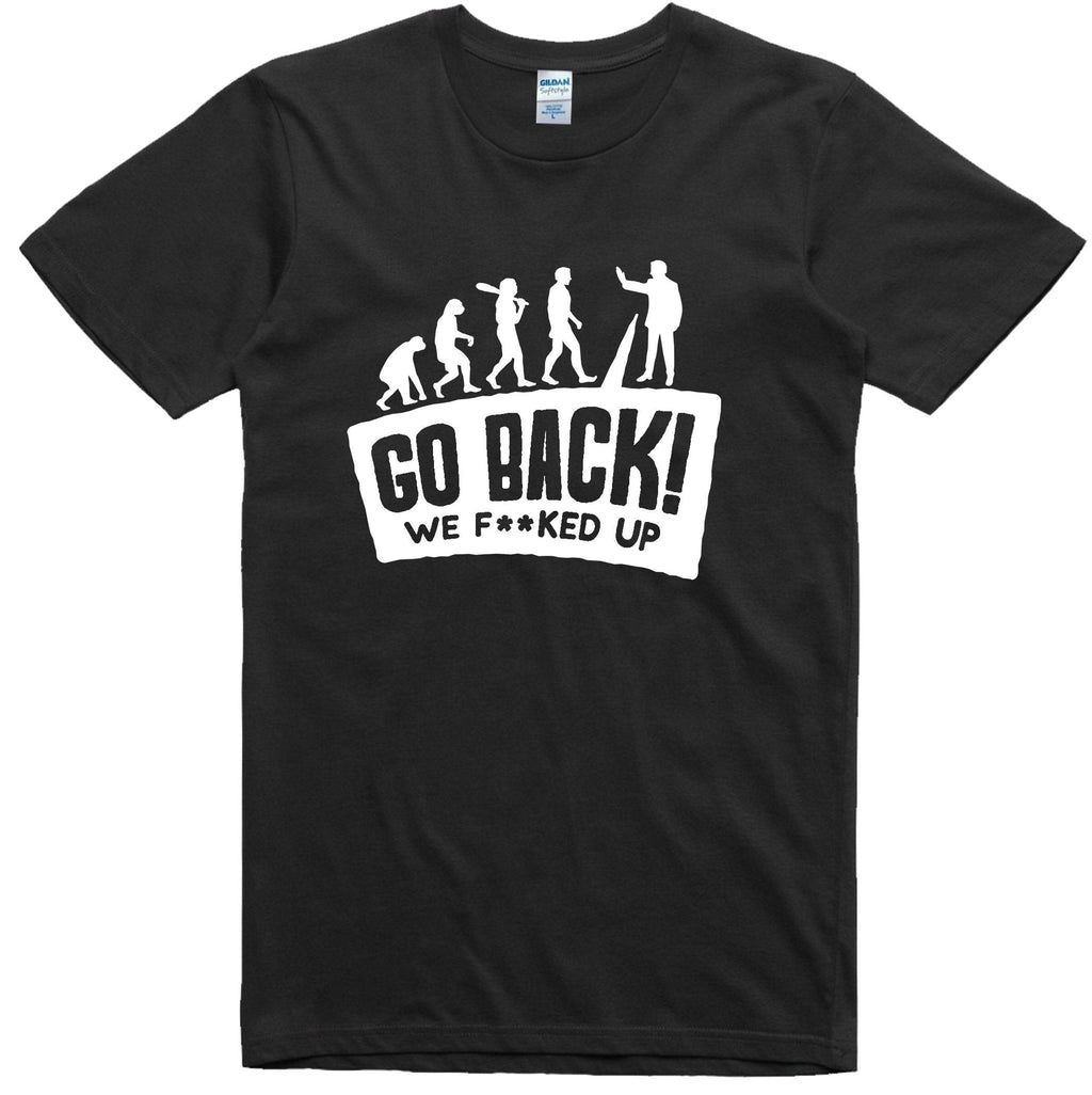 Evolution Go Back Regular Fit 100 Tee Unisex T-shirt, Sweatshirt, Hoodie (1)