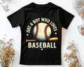 Baseball Vintage 100 Boy Loves Baseball Custom Baseball Baseball Kid Player (1)