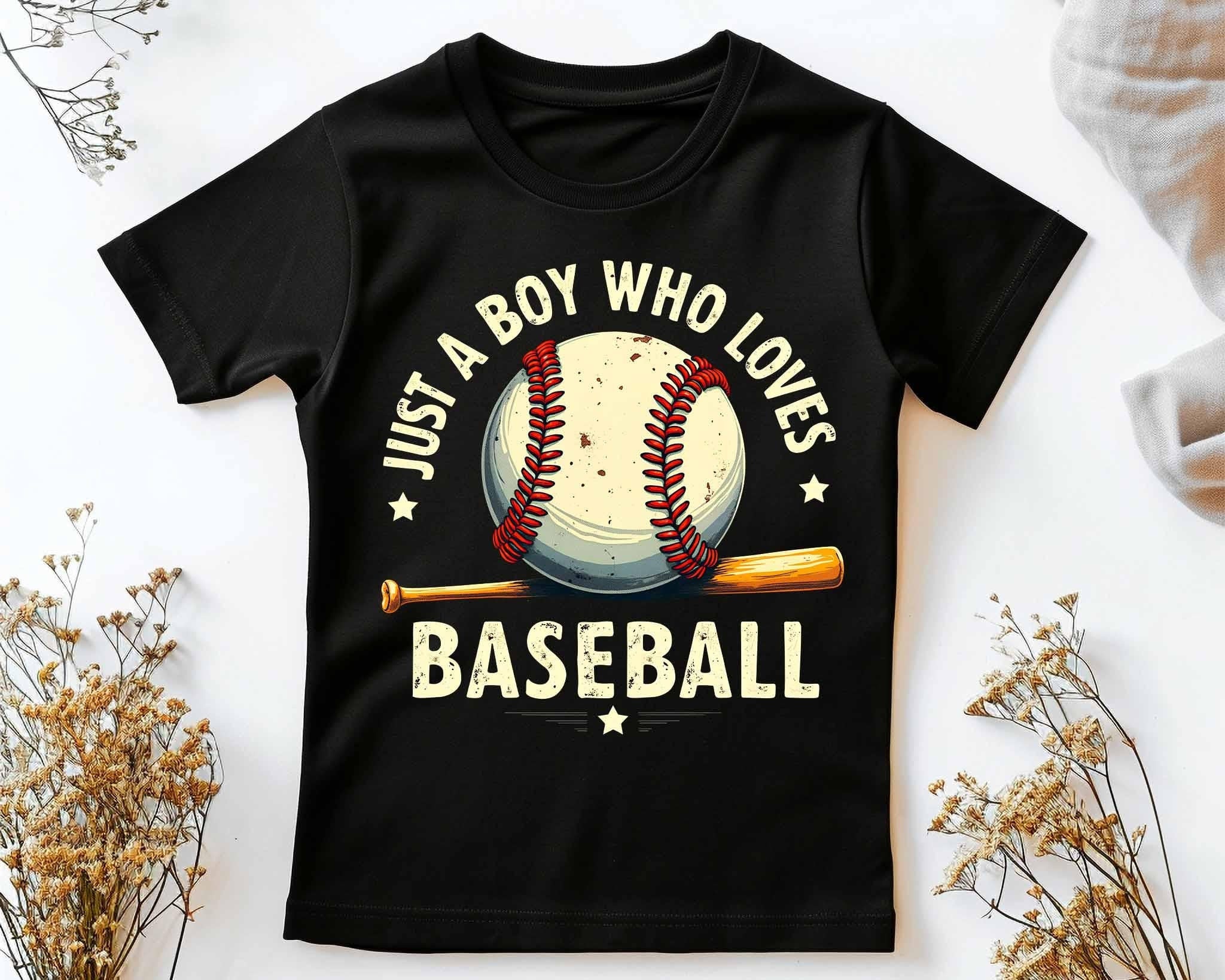 Baseball Vintage 100 Boy Loves Baseball Custom Baseball Baseball Kid Player (1)