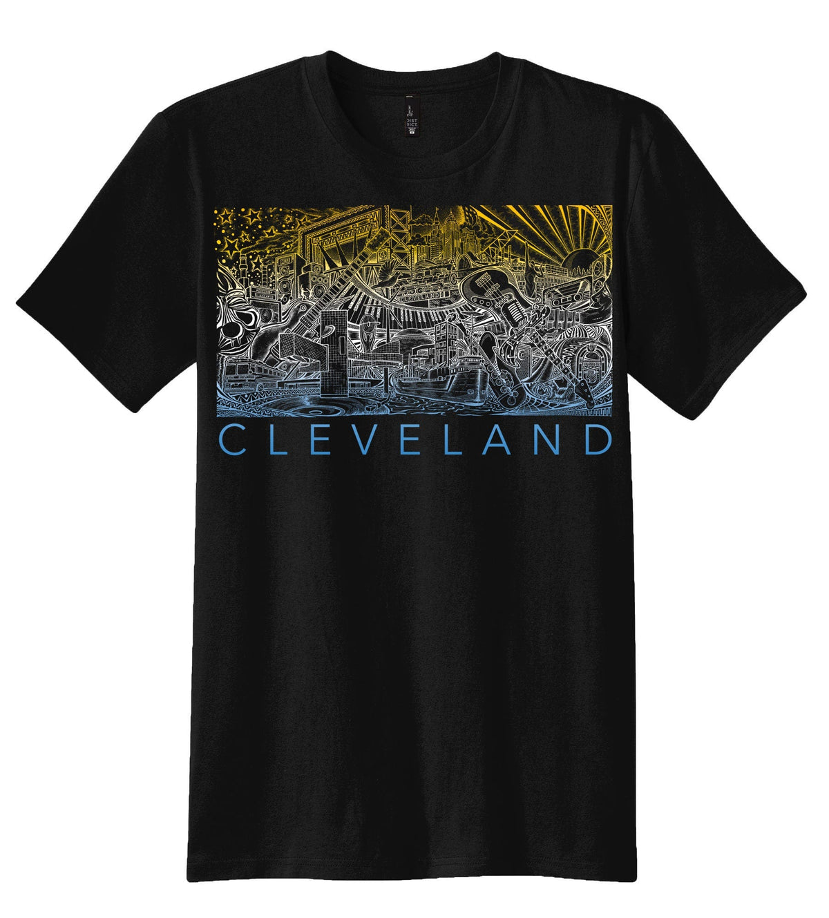 Cleveland Rock Black Unisex T-shirt, Sweatshirt, Hoodie (1)
