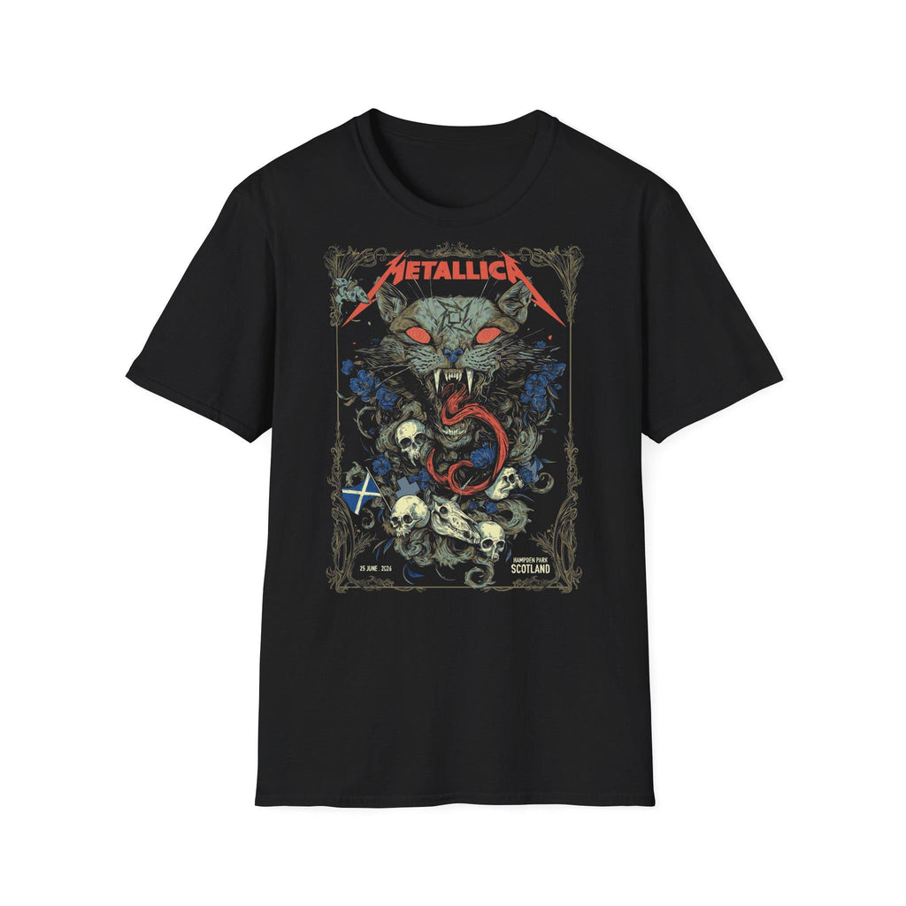 Metallica Glasgow Scotland 2026 Concert M72 World Tour Unisex T-shirt, Sweatshirt, Hoodie (1)