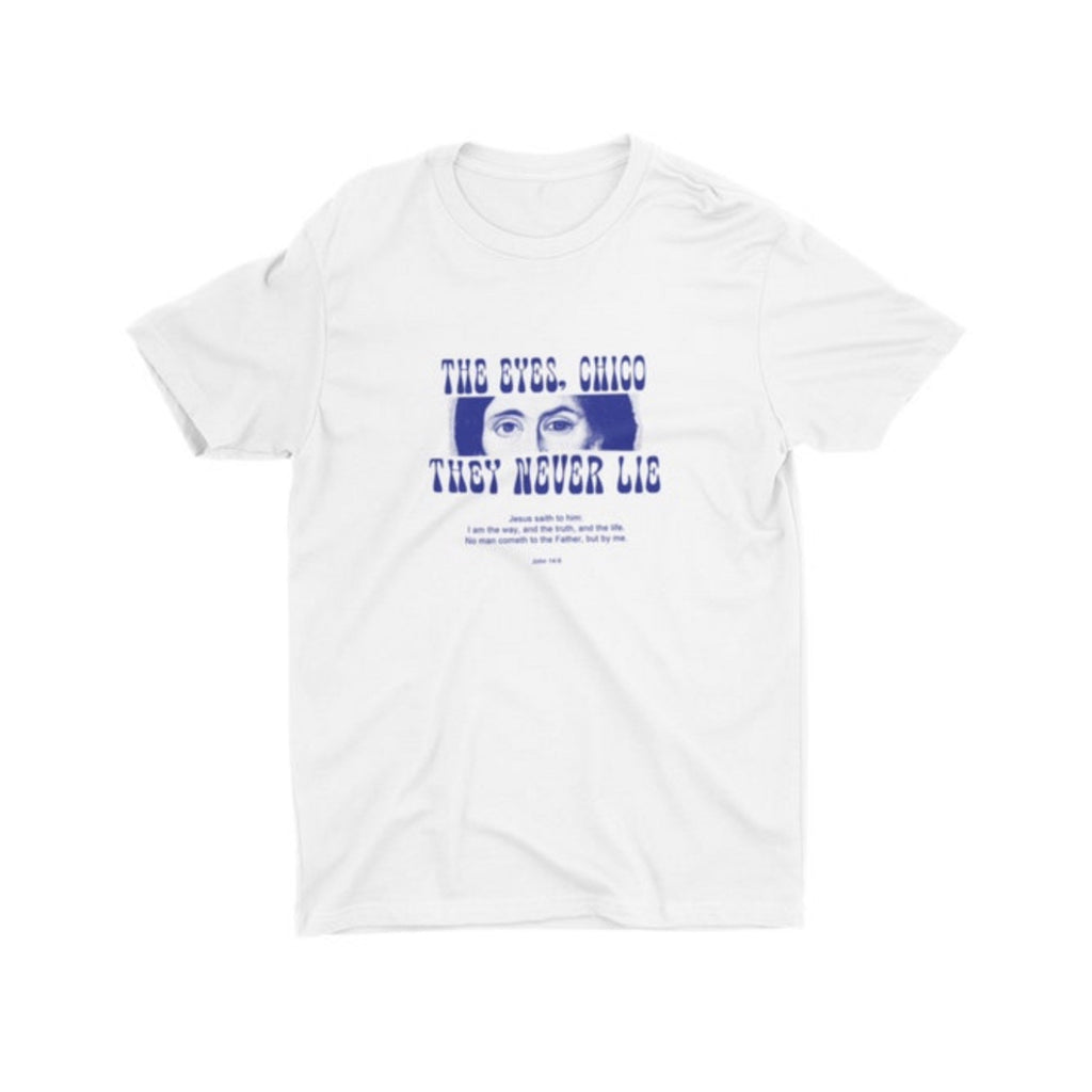 Eyes Chico Never Lie Catholic Tees Jesus Way Truth Life Traditional Saintwave Trad Greek Icon (1)