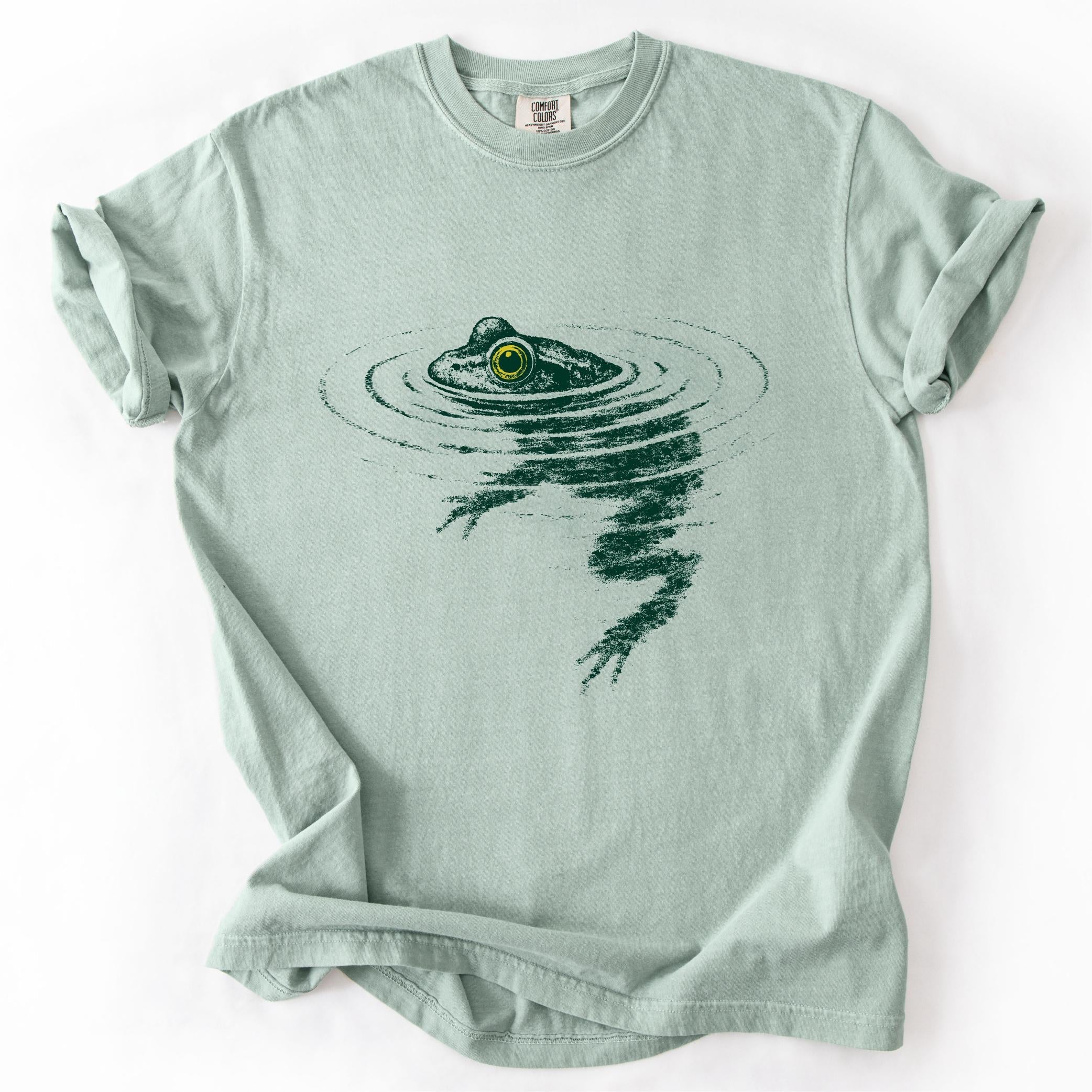 Frog Swimming Animal Unisex T-shirt, Sweatshirt, Hoodie (1)