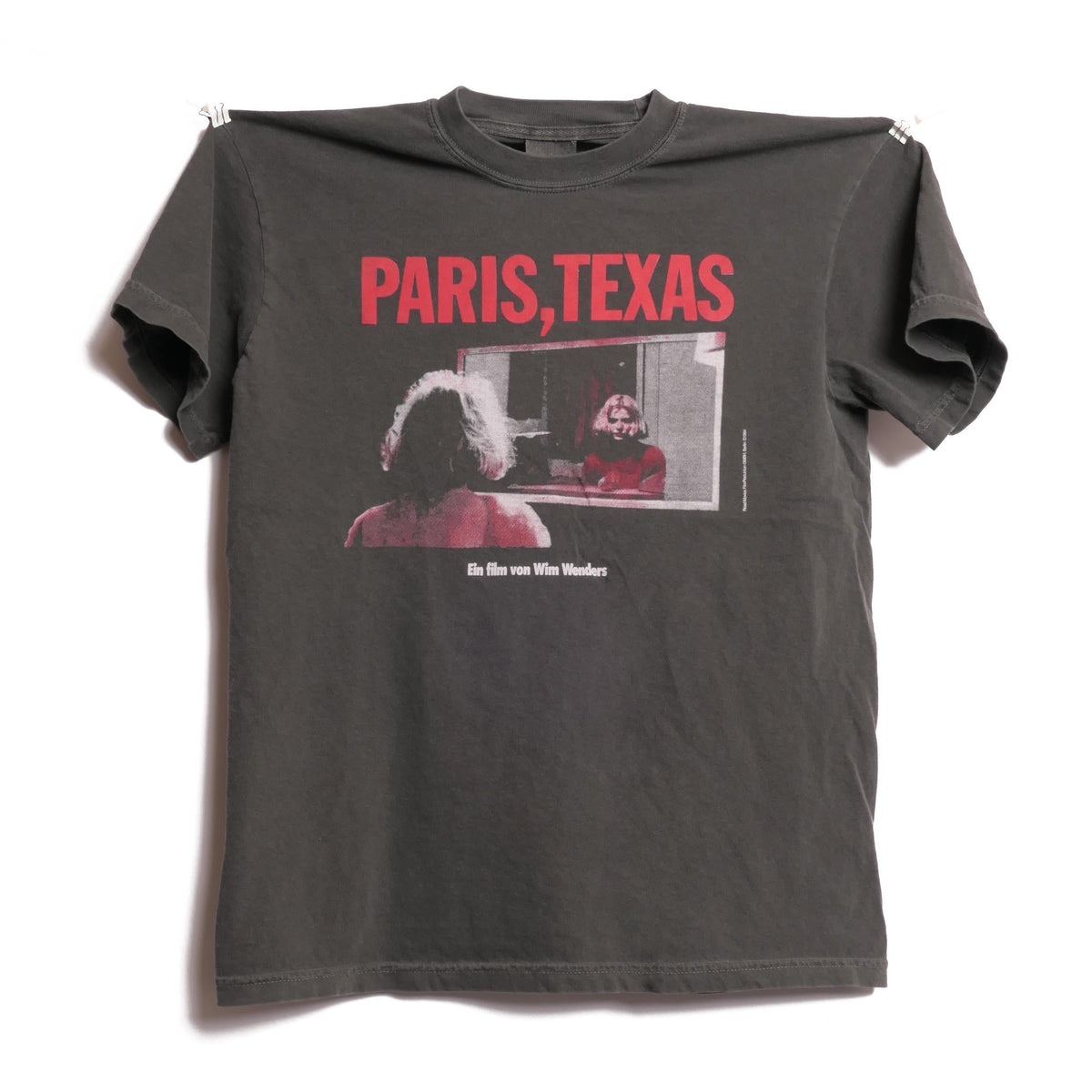 Paris Texas Tee Wim Wenders 1984 Movie Criterion Avant Garde Art House Film German Filmmaker Faded Heavyweigh Medium (1)