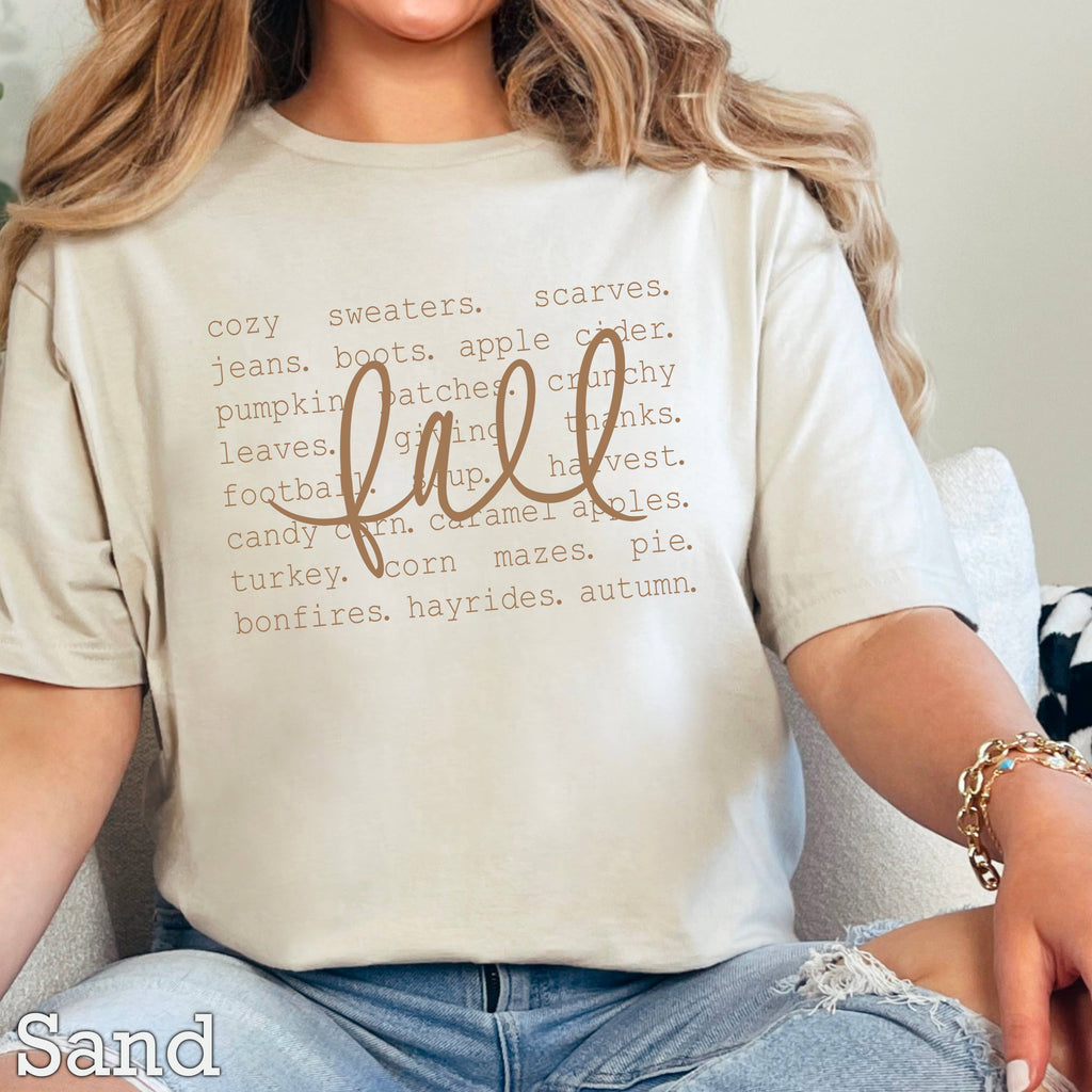 Fall Things  Fall Women’S Graphic Tee | Gildan