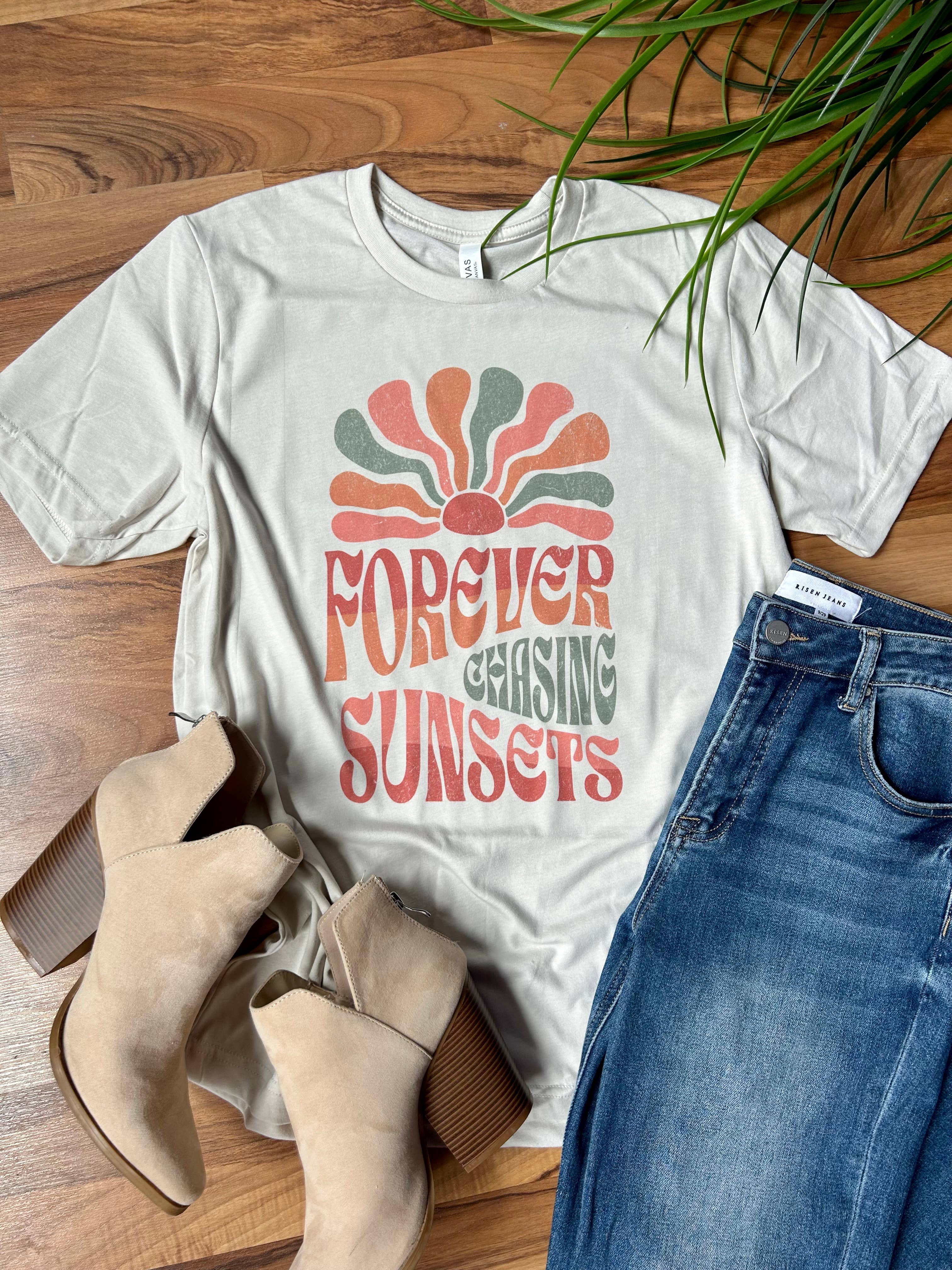 Forever Chasing Sunsets Graphic Tee