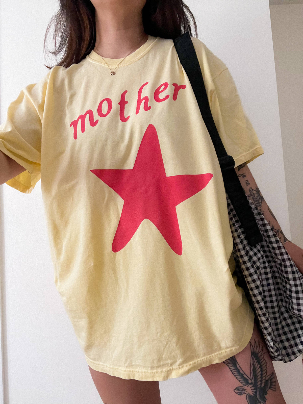Mother Star Graphic Tee - Butter Yellow
