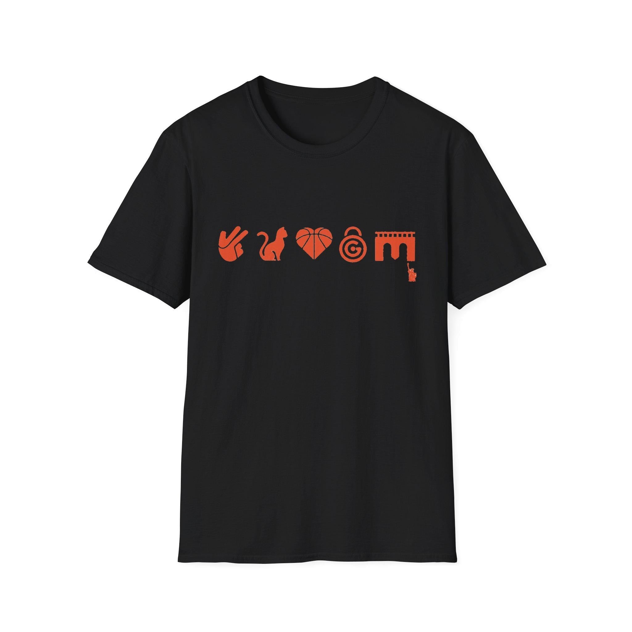 Knicks Starting Five Emojis Team Tee Black Blue Gray White York Brunson Og Kat Hart (2)