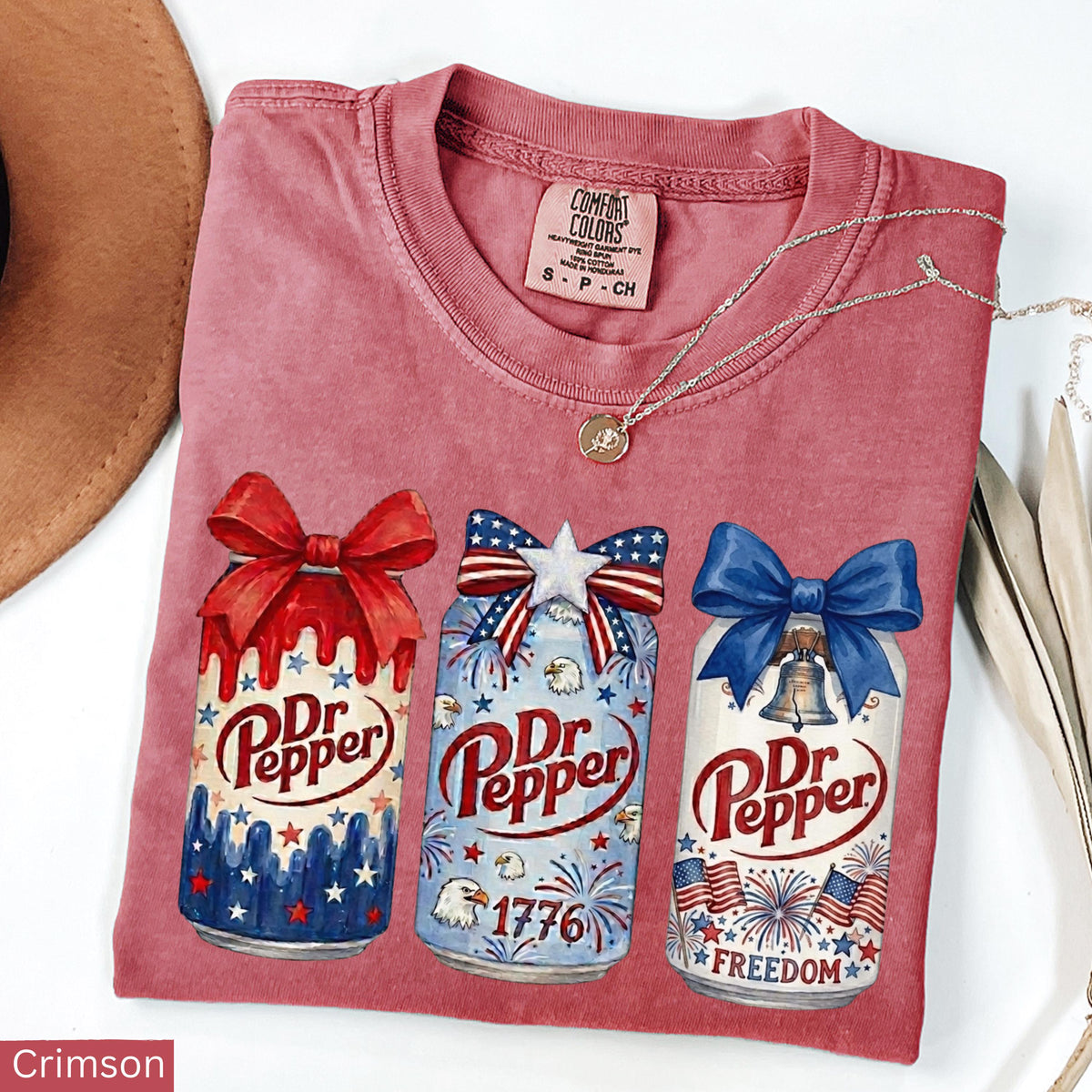 Comfort Colors Dr Pepper Patriotic 4th July Soda Tee Soda Lover (2)