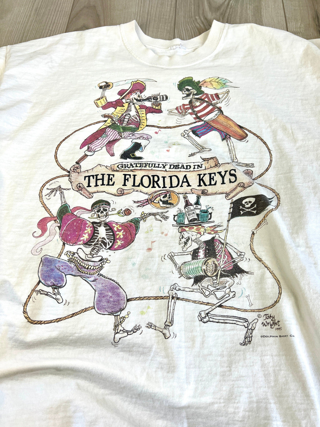 Grateful Dead Vintage Florida Keys 1995 Jerry Garcia Toby Wright (2)