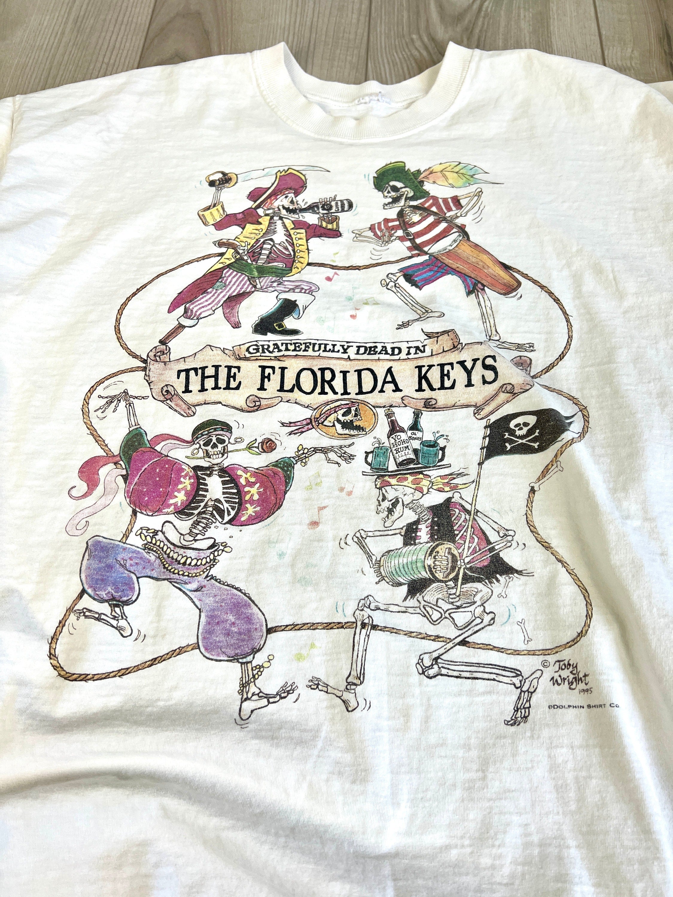 Grateful Dead Vintage Florida Keys 1995 Jerry Garcia Toby Wright (2)