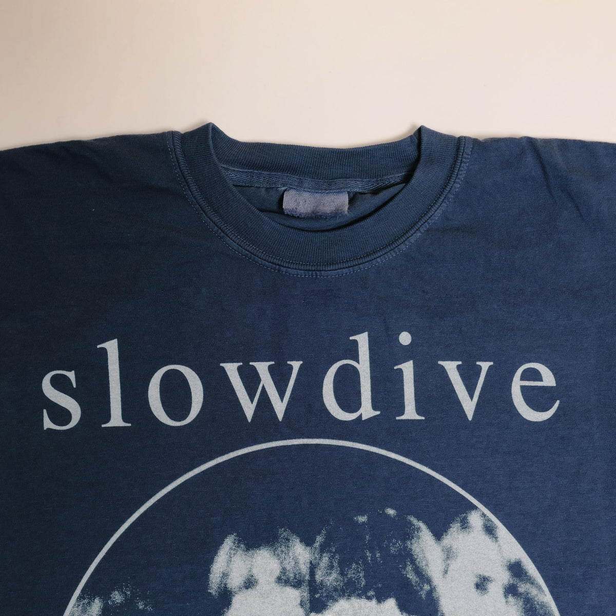 Slowdive Shoegaze Band Tee Faded Tour Ambient Noise Post Punk Alternative Grunge Band Souvlaki Album Cover Single Shoegazer Navy Xl (2)