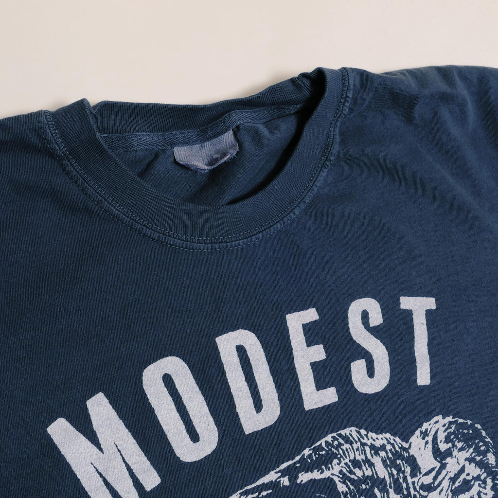 Modest Mouse Buffalo Band Tee Ultra Faded Post Punk American Indie Alternative Rock Roll Heavyweight Lonesome Crowded West Med (2)