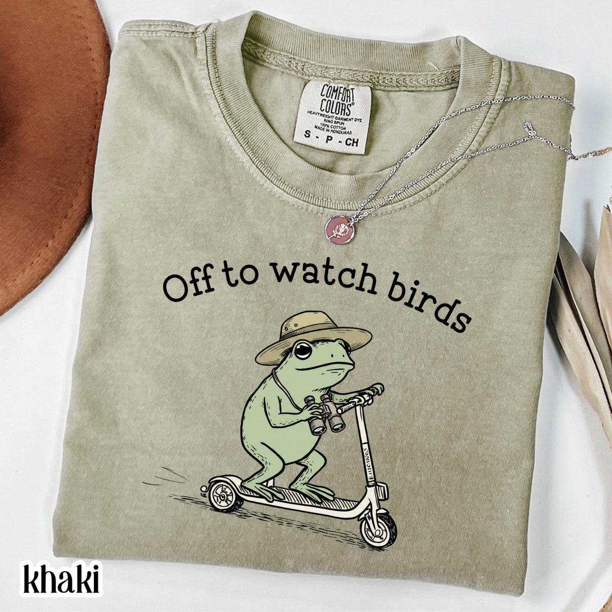 Comfort Colors Birdwatching Frog Off Watch Birds Nature Bird Enthusiast Tee Nature Lover Birding Bird Watcher (2)