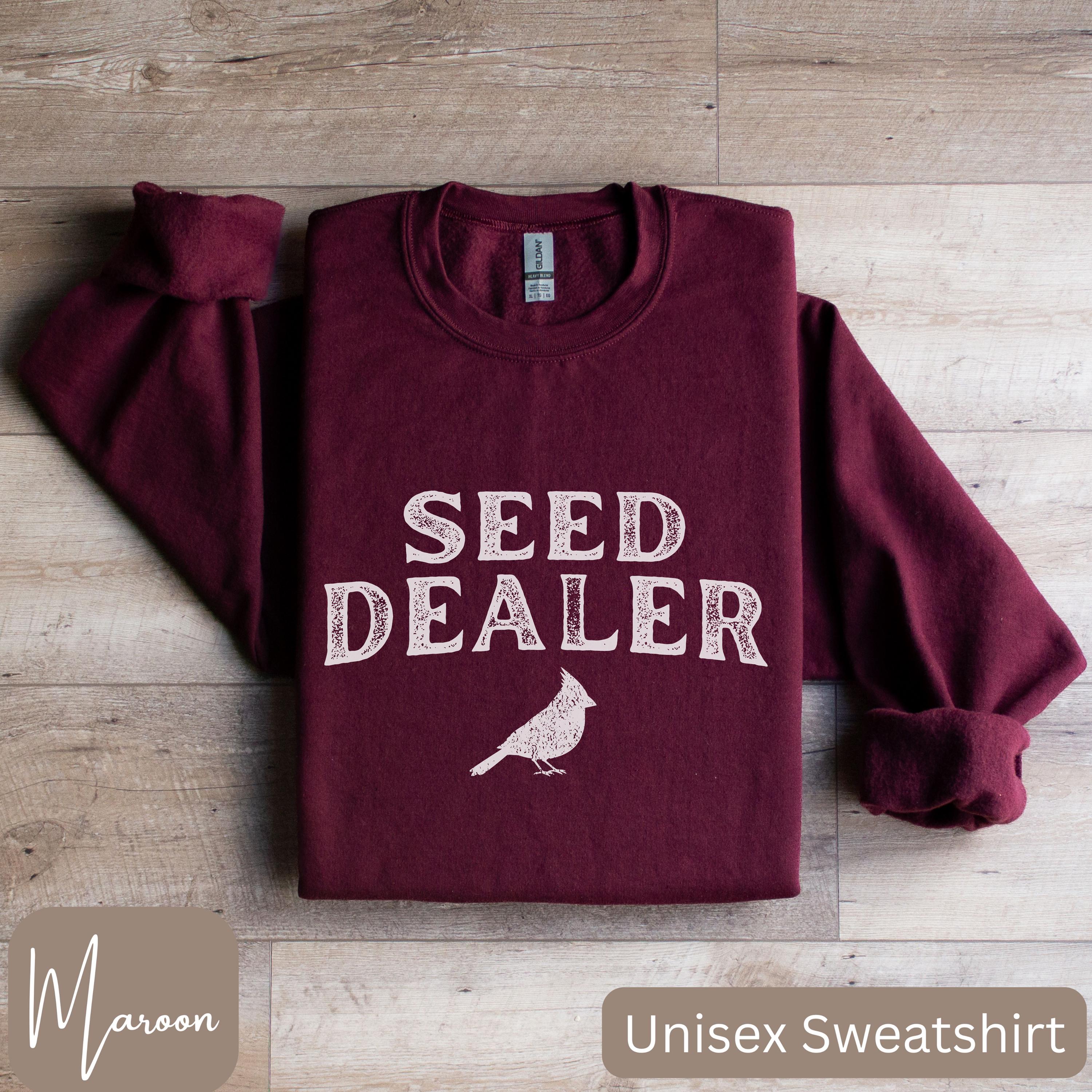 Seed Dealer Bird Lover Backyard Birding Bird Feeder Humor Tee Bird Watcher Tee (2)