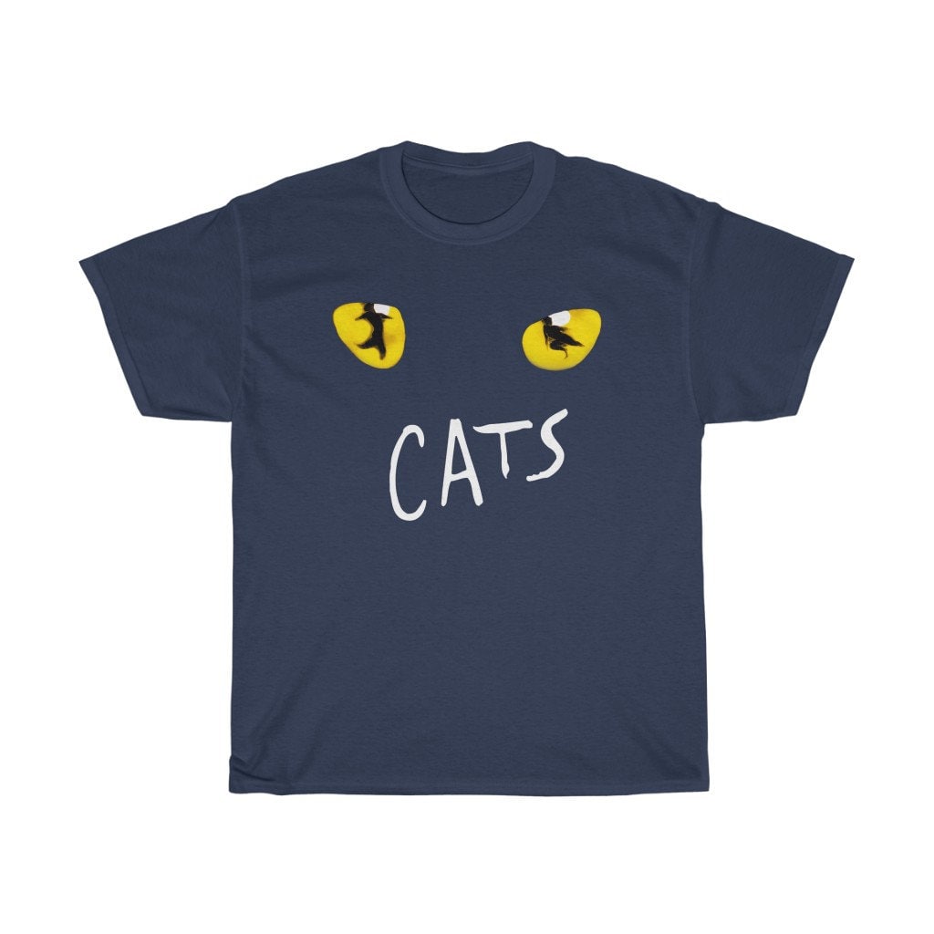 Cats Broadway Musical Logo Black Navy Size 5xl Unisex T-shirt, Sweatshirt, Hoodie (2)