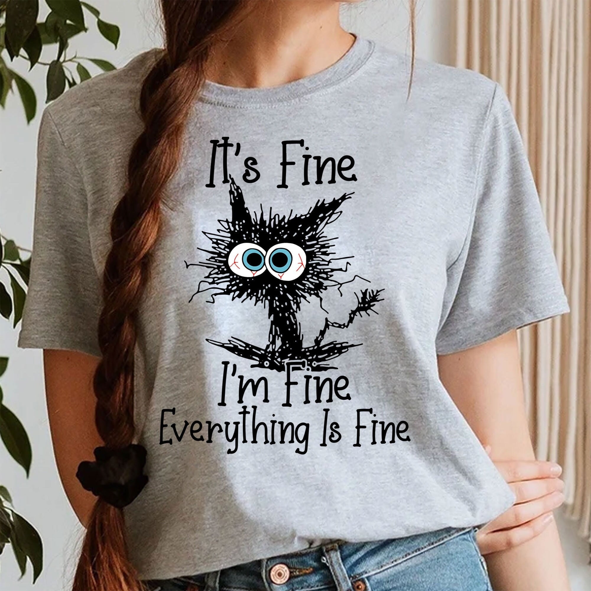 It'S Fine Ca Unisex T-shirt, Sweatshirt, Hoodie (2)