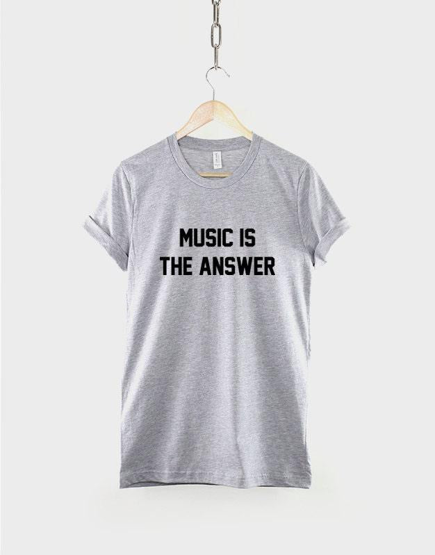 Music Answer Tee Unisex T-shirt, Sweatshirt, Hoodie (2)