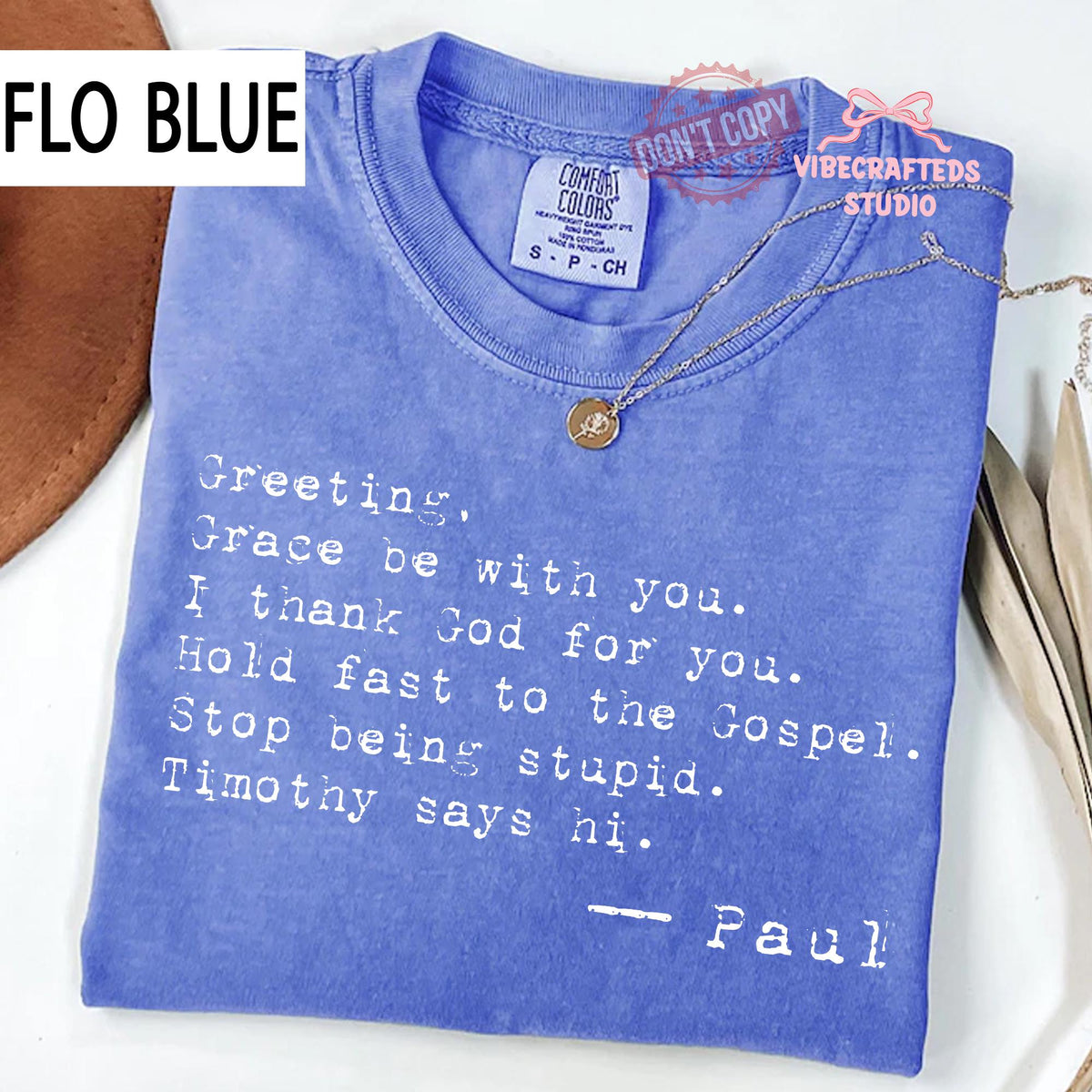 Greetings Grace Comfort Colors Christian Quote Tee Faith Humor Gospel (2)