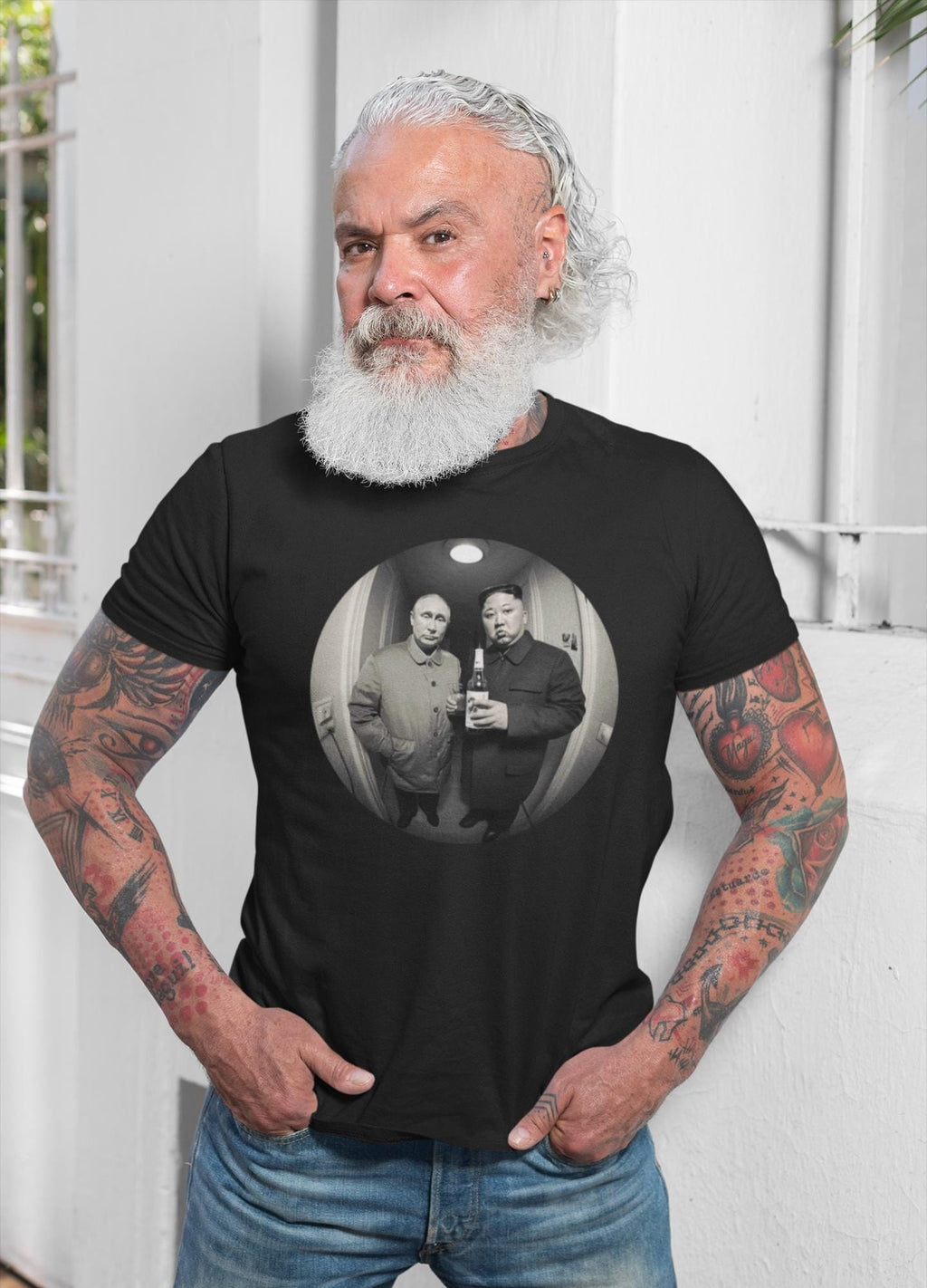 Kim Putin Kim Jong Un Vladimir Putin Meme Tee Sarcastic Offensive Meme Tee Presiden (2)