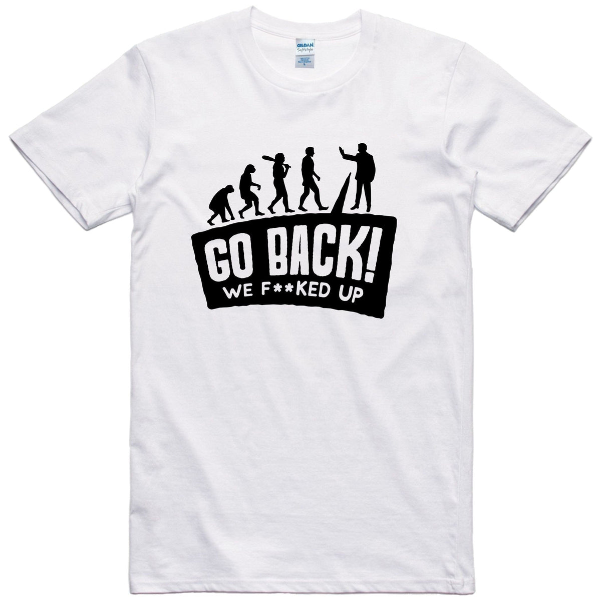 Evolution Go Back Regular Fit 100 Tee Unisex T-shirt, Sweatshirt, Hoodie (2)