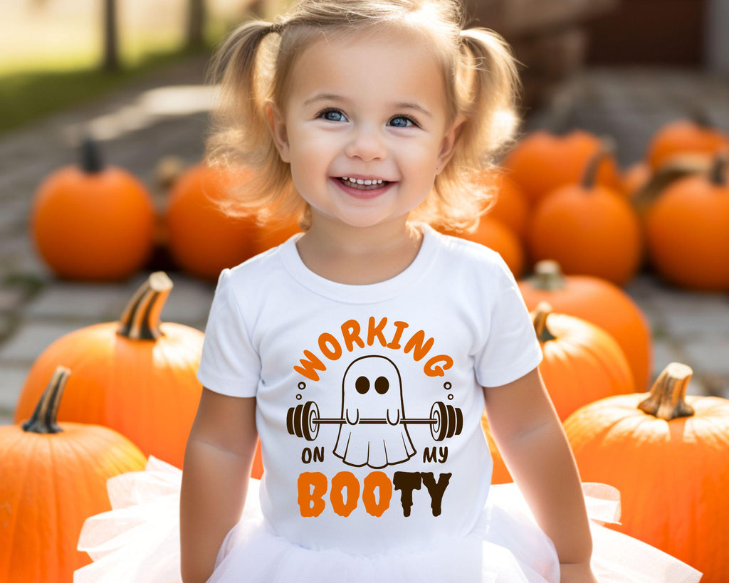 Halloween Ghost Gym Working Booty Gym Workou Ghos Fitness Halloween (2)