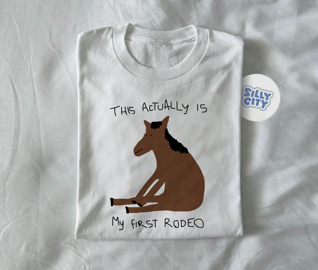 Actually First Rodeo Meme Horse Weird Rodeo Meme Silly Horse (2)