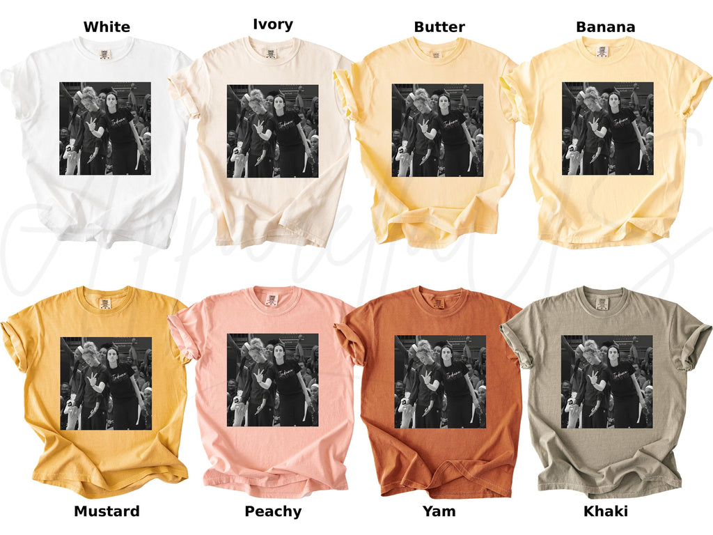 Comfort Colors Caitlin Clark Sophie Cunningham Sophie Cunningham Fan Gif Basketball Indiana Basketball (2)
