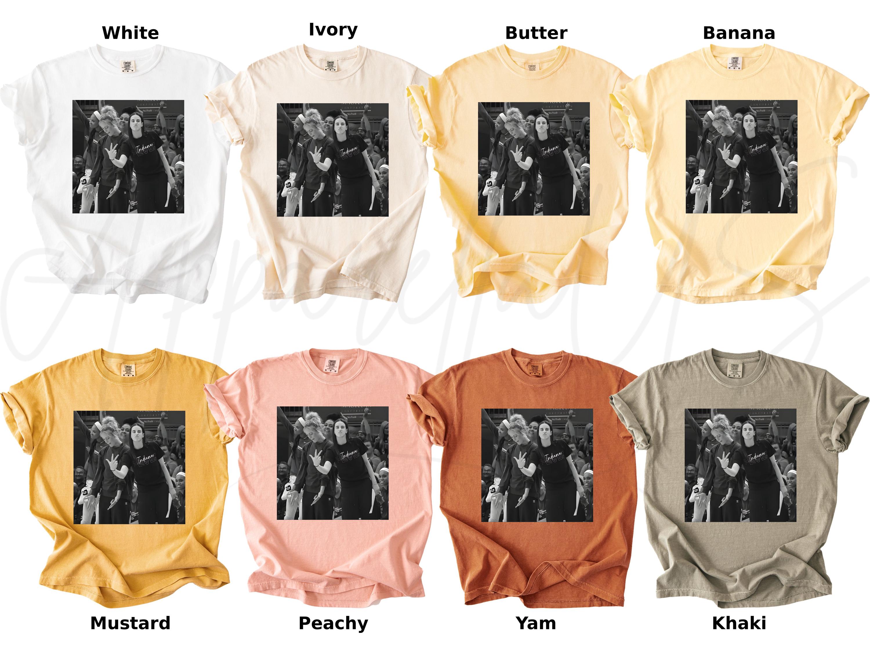 Comfort Colors Caitlin Clark Sophie Cunningham Sophie Cunningham Fan Gif Basketball Indiana Basketball (2)