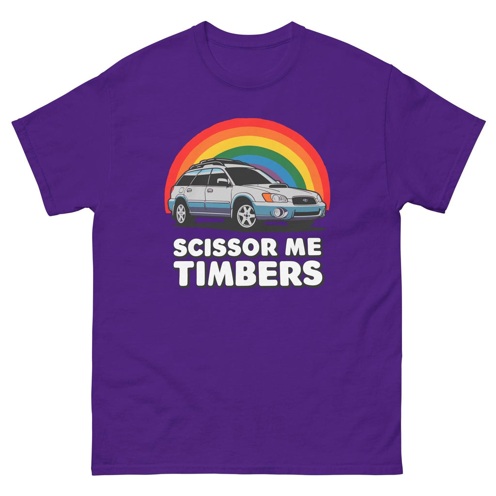 Scissor Timbers Rainbow Car Humor Lgbt Humor Lesbian Unisex T-shirt, Sweatshirt, Hoodie (2)