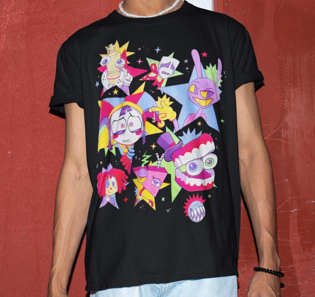 Comfort Colors Digital Circus Tadc Tadc Jax Tee Pomni Gangle Ragatha Caine Bubble Zooble (2)